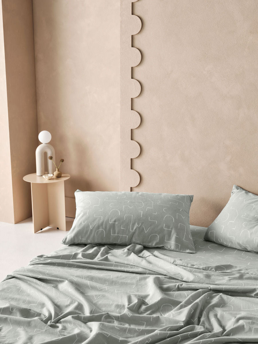 LINEN HOUSE NICA FLANNELETTE SHEET SET Linen House