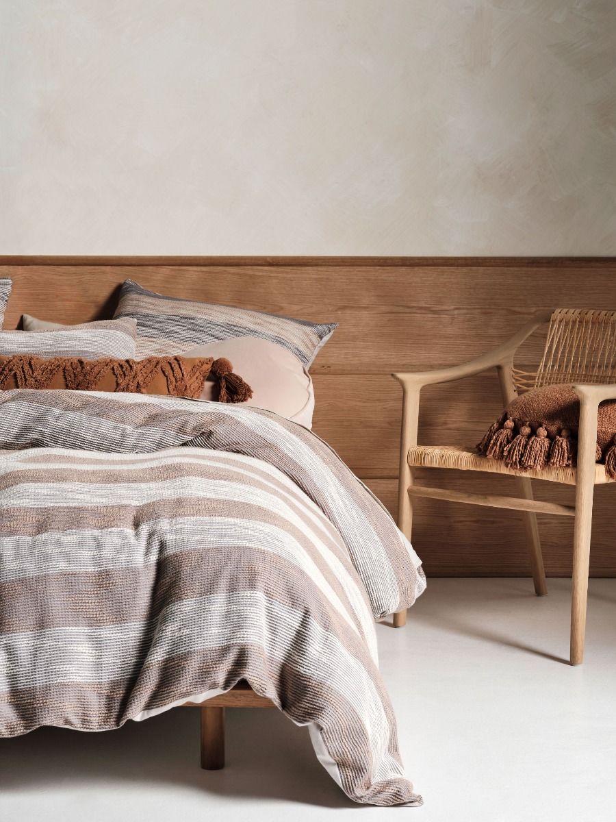 LINEN HOUSE OCEANIA STORM QUILT COVER SET Linen House