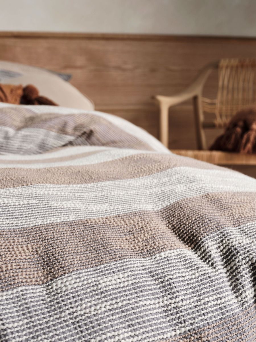 LINEN HOUSE OCEANIA STORM QUILT COVER SET Linen House