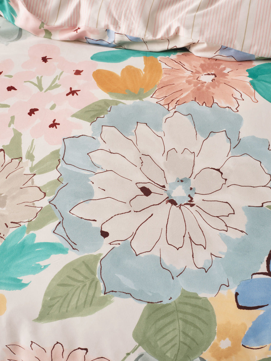 LINEN HOUSE PARRIS MULTI QUILT COVER SET Linen House