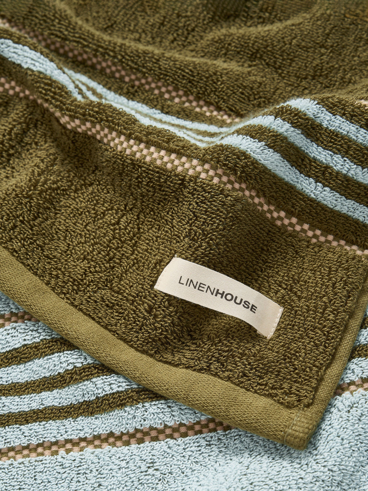 Linen House | Payton Navy 4-Piece Towel Pack