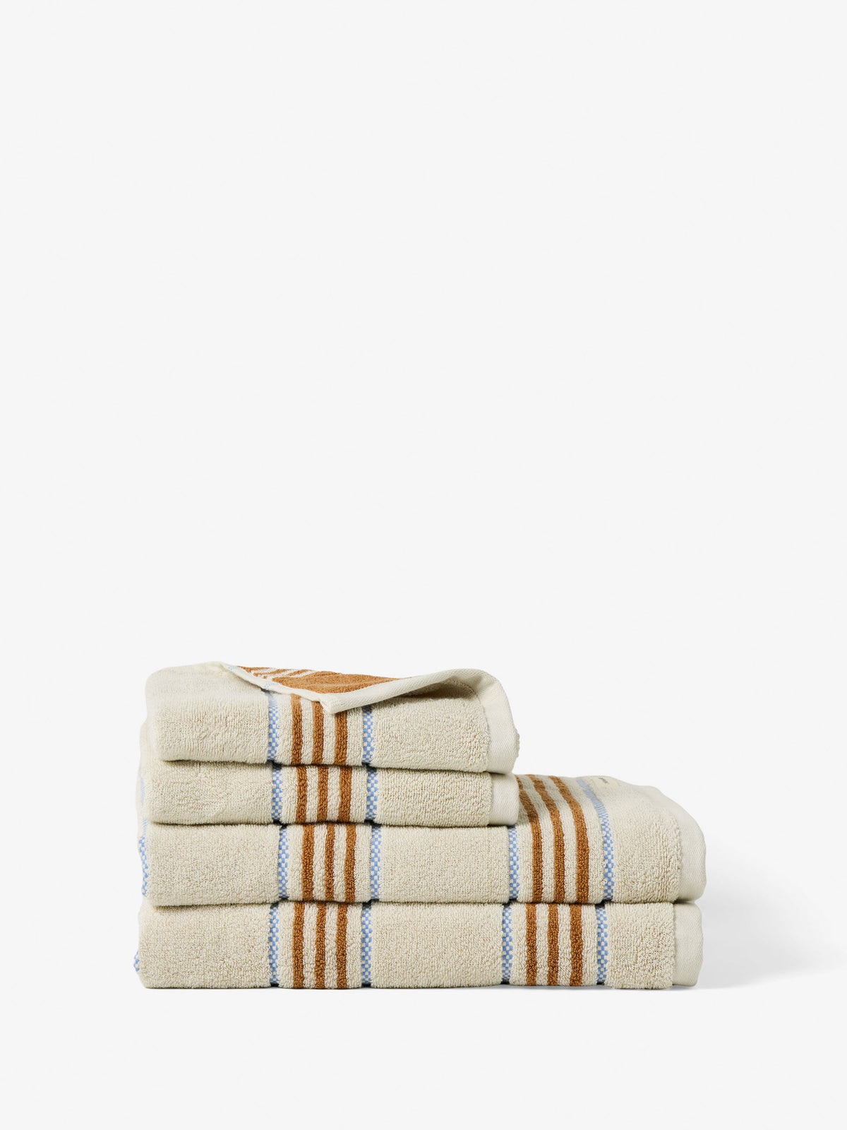 Linen House | Payton Navy 4-Piece Towel Pack