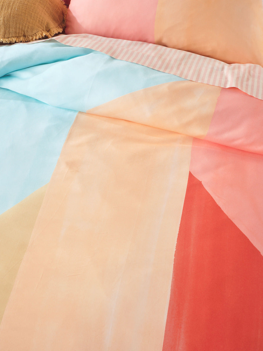 LINEN HOUSE QUINNE MULTI QUILT COVER SET Linen House