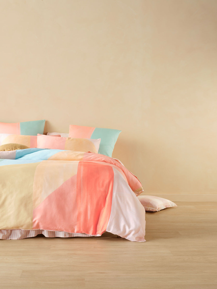 LINEN HOUSE QUINNE MULTI QUILT COVER SET Linen House