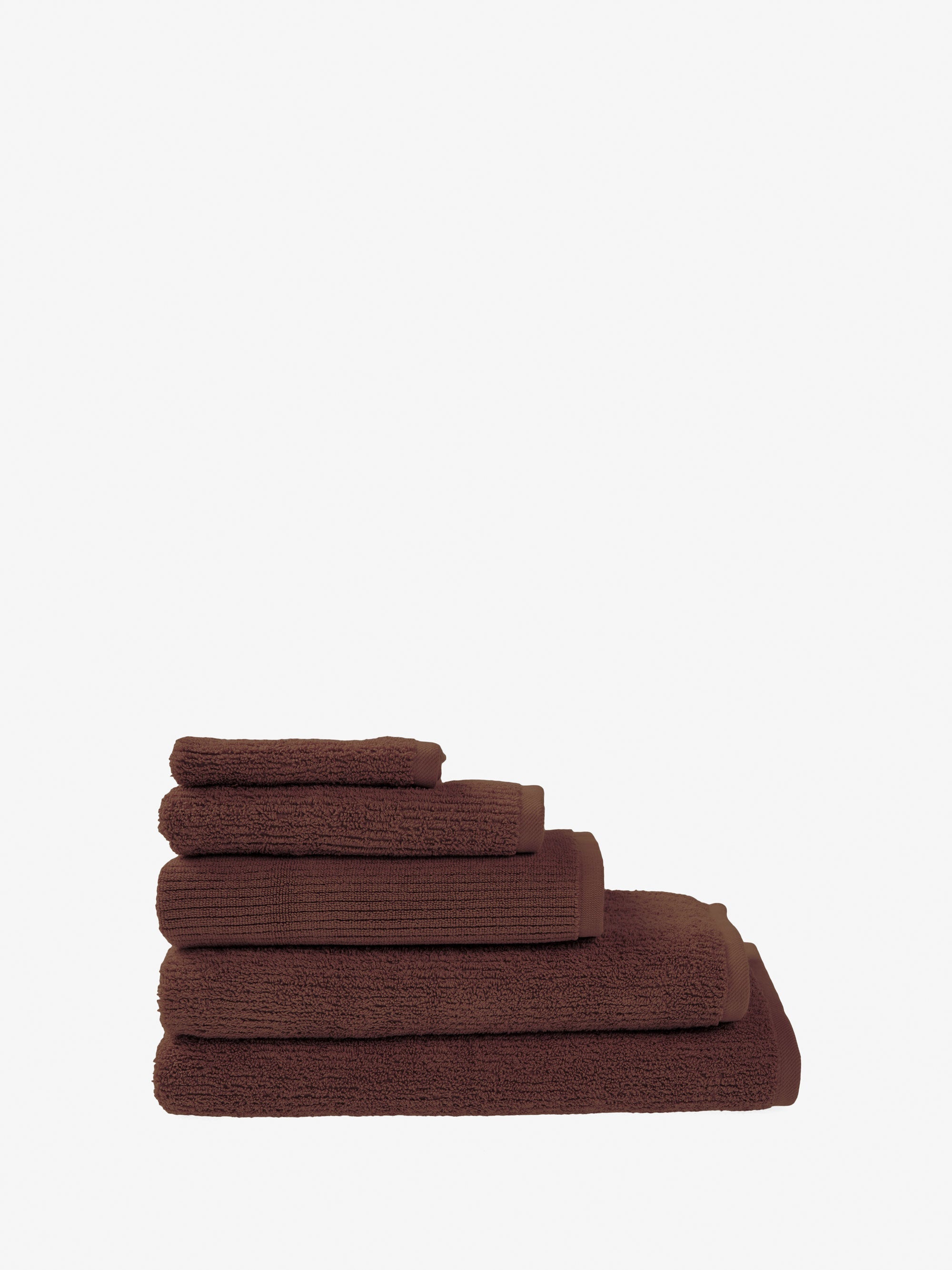 Linen House Reed Chocolate Towel Collection