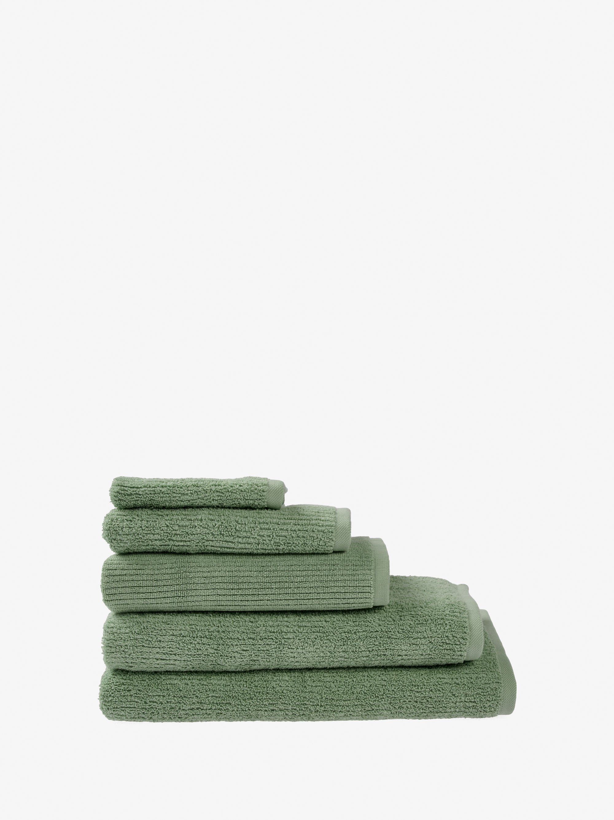 Linen House Reed Evergreen Towel Collection