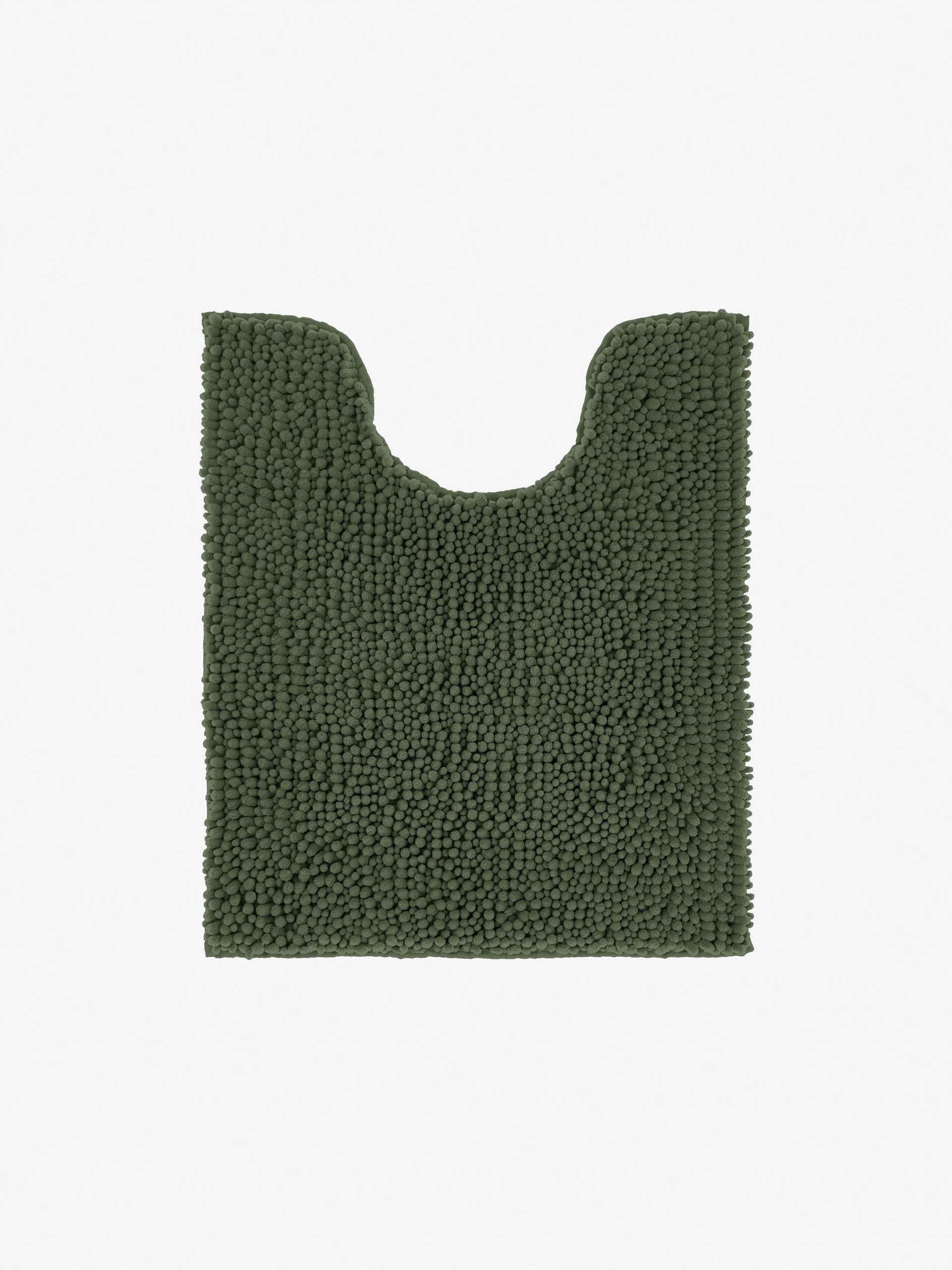 Linen House Reed Toggle Evergreen Contour Bath Mat