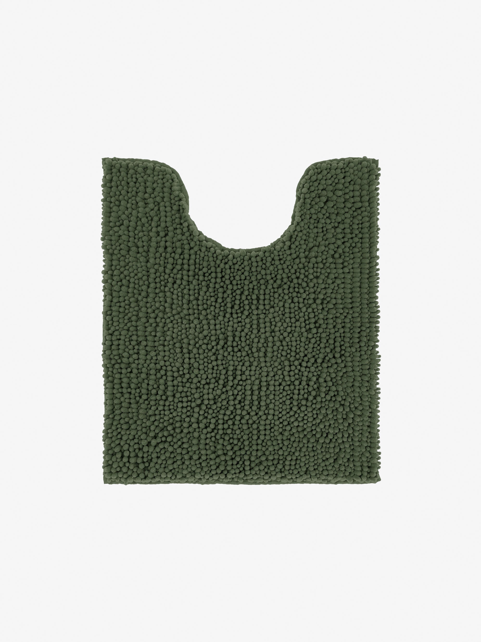 Linen House Reed Toggle Evergreen Contour Bath Mat
