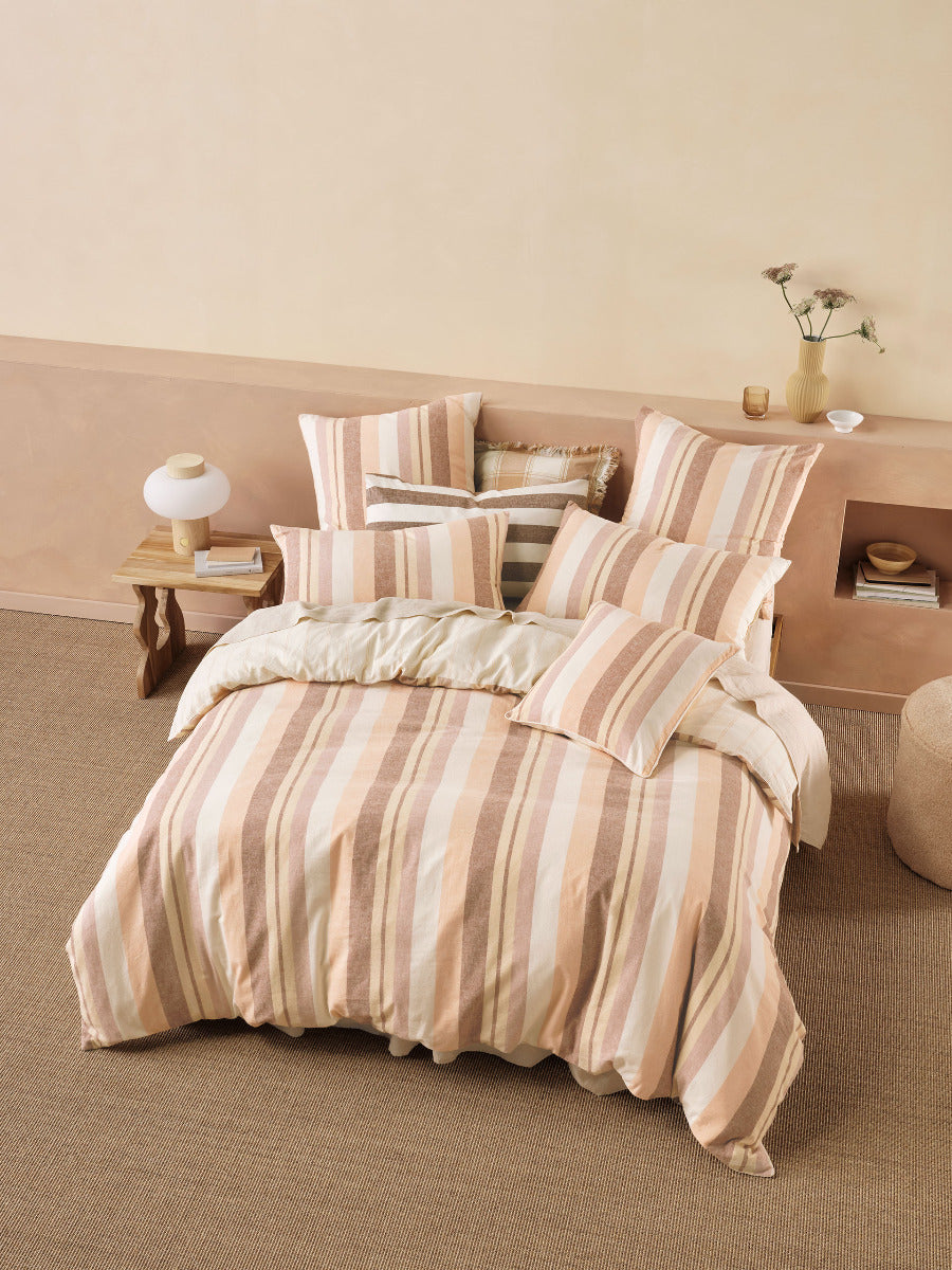 LINEN HOUSE REVERIE PEACH QUILT COVER SET (Copy) Linen House