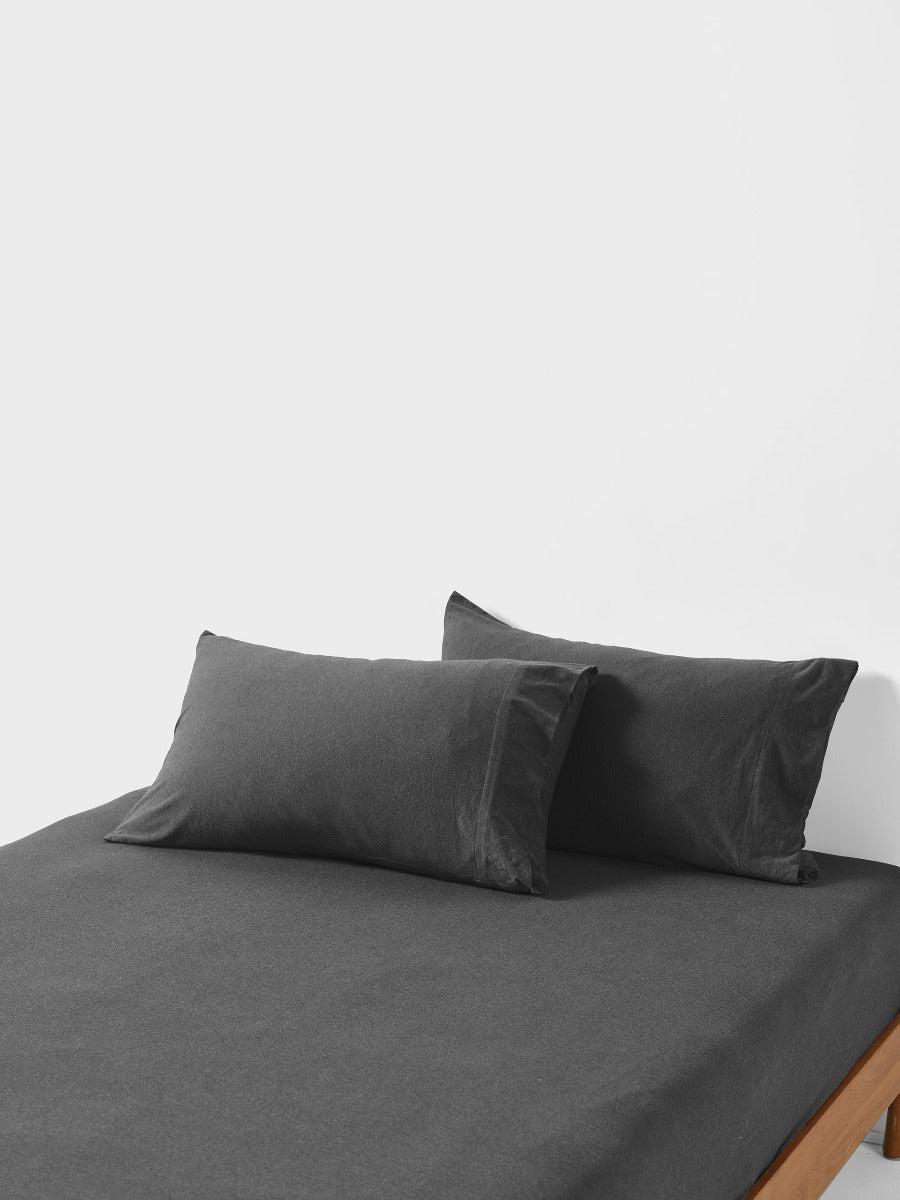 LINEN HOUSE RYLAND | CHARCOAL SHEET SET Linen House