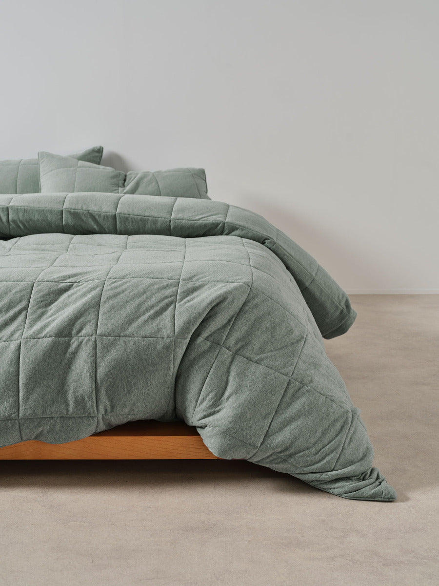 LINEN HOUSE RYLAND | EUCALYPTUS QUILT COVER Linen House