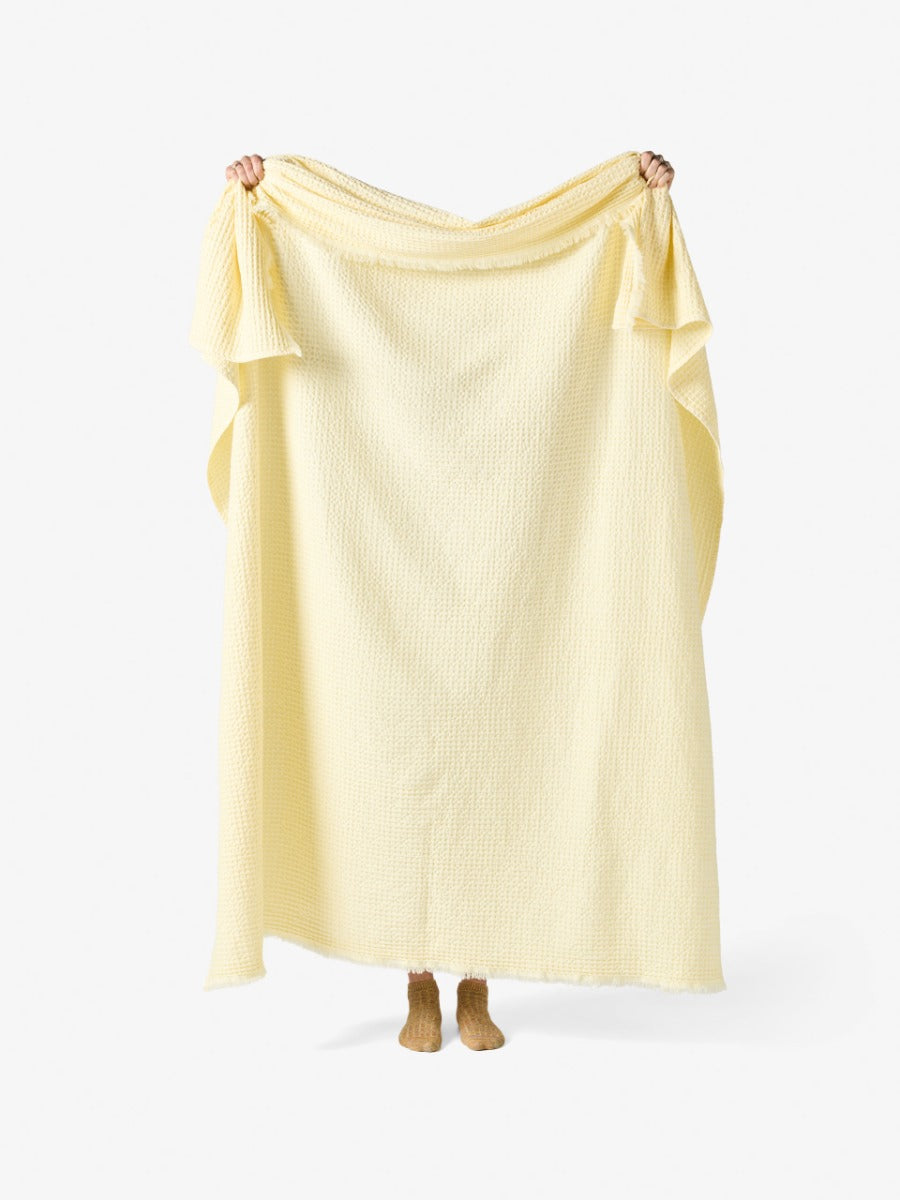 LINEN HOUSE SALTWATER | BUTTER THROW Linen House