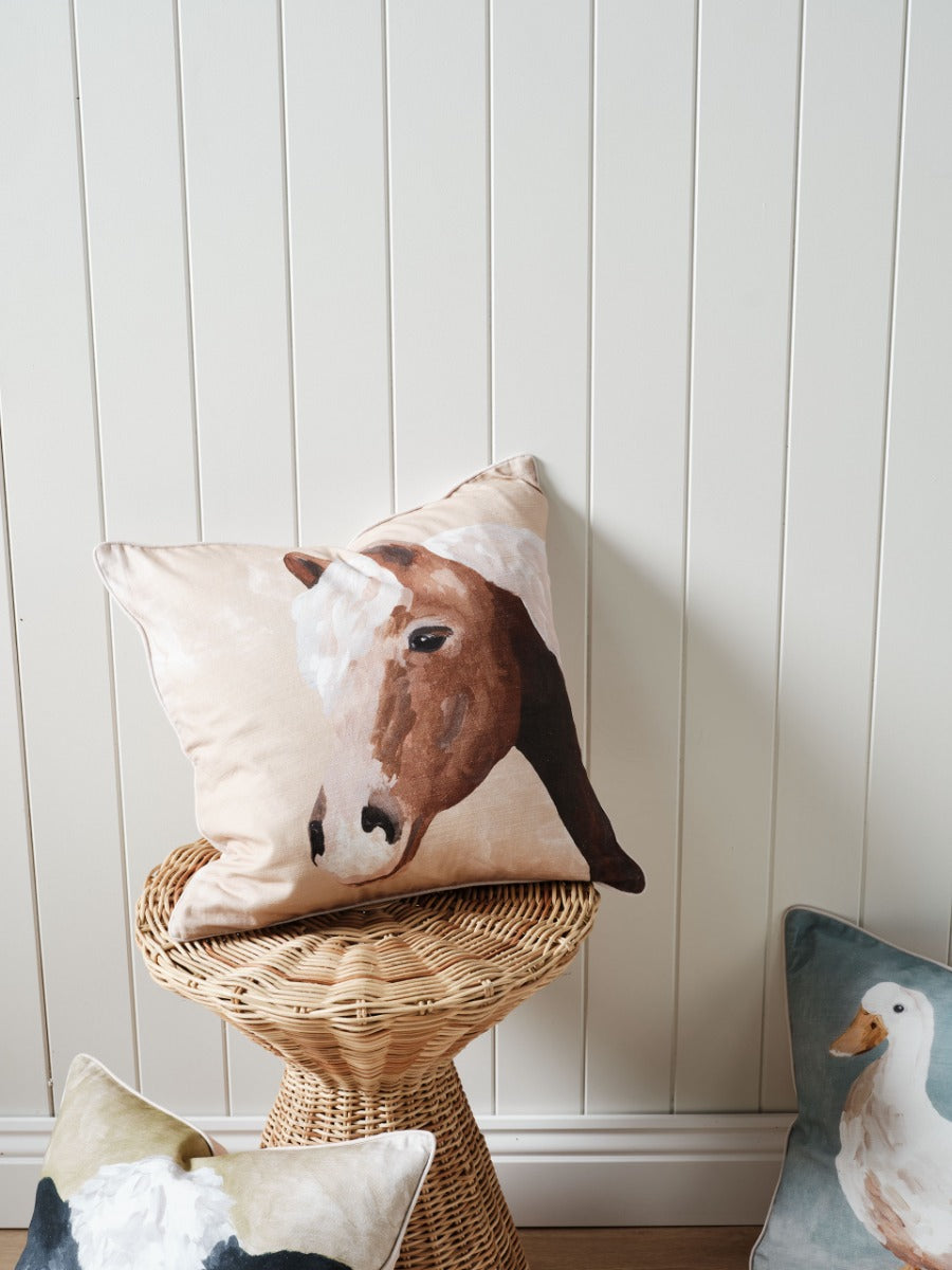 LINEN HOUSE MILAWA | HORSE CUSHION Linen House