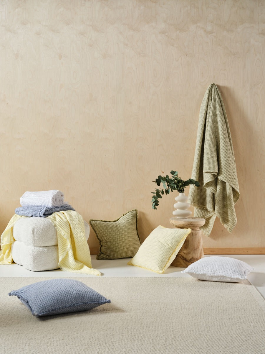 LINEN HOUSE SALTWATER | HYDRANGEA CUSHION Linen House