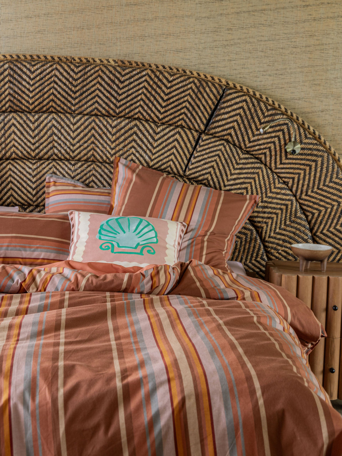 Linen House Araminta Coffee Quilt Cover Set