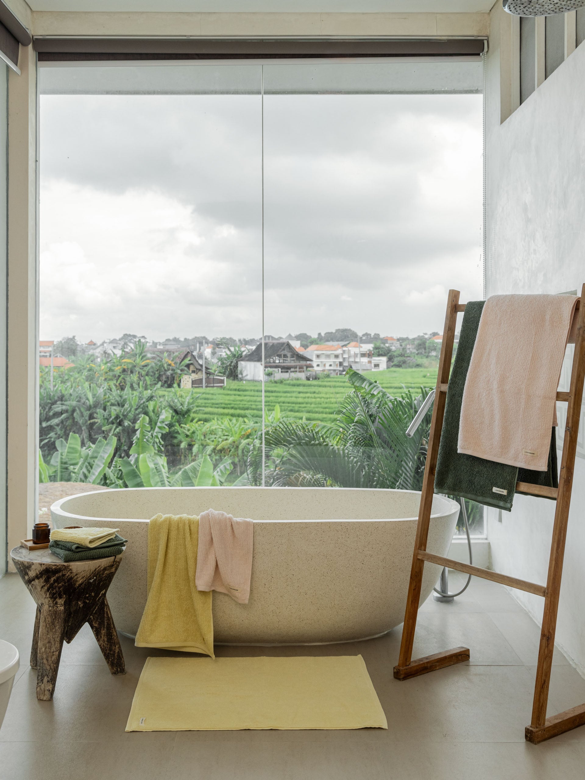 Linen House Reed Butter Towel Collection