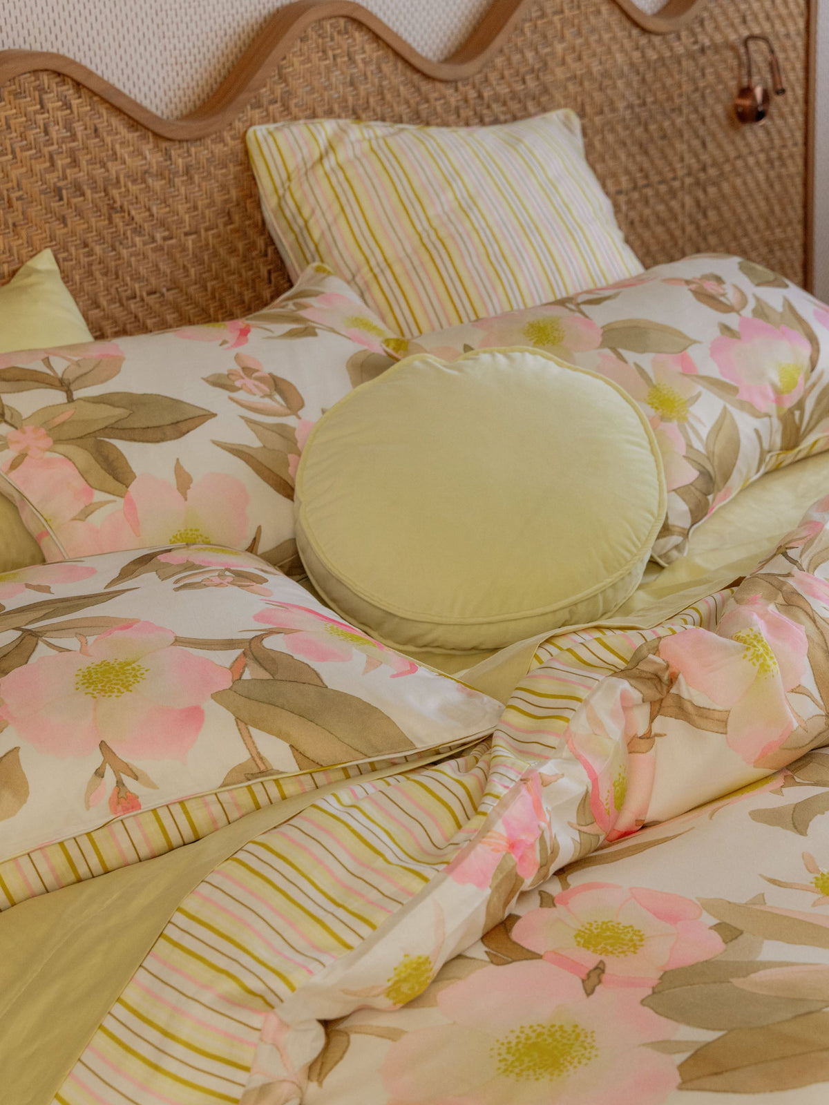 Linen House Camellia | Blush Quilt Cover Set