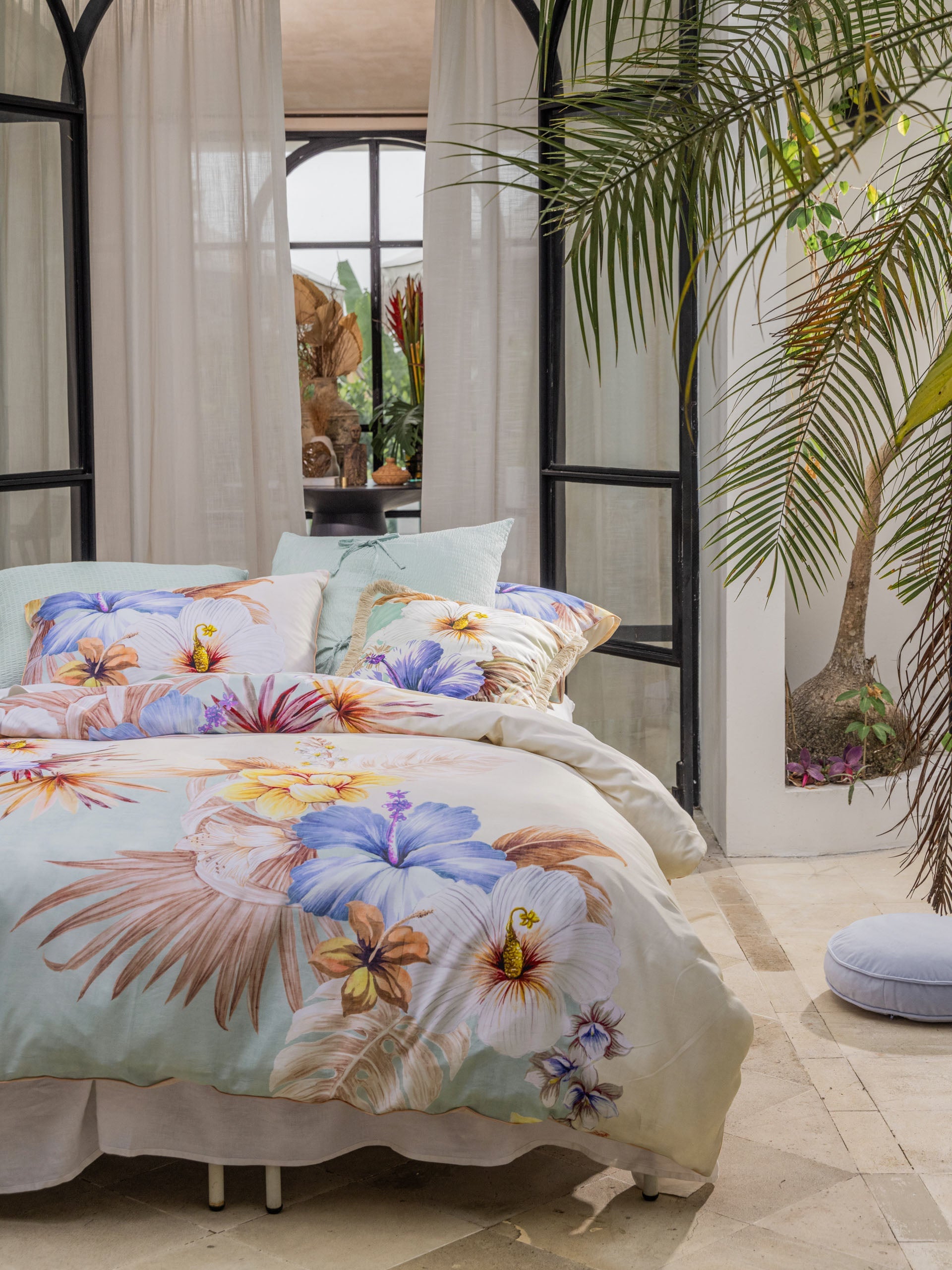 Linen House Gabriella Seafoam Quilt Cover Set