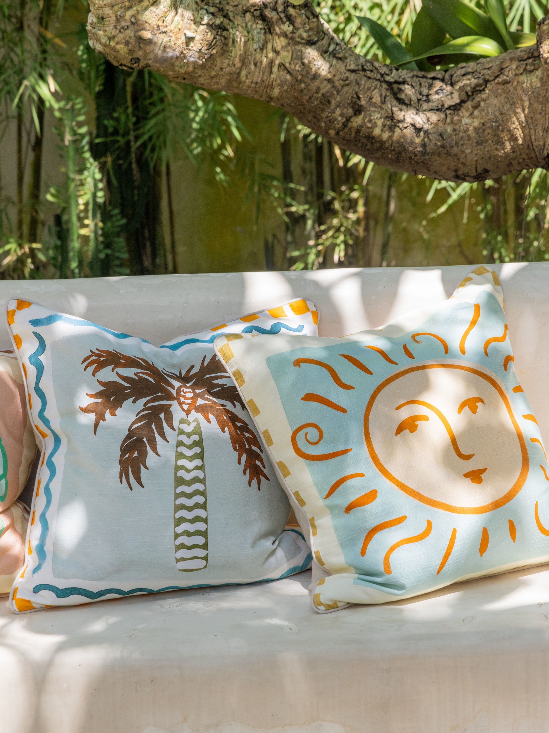 Linen House Oceana Fish Cushion 48x48cm