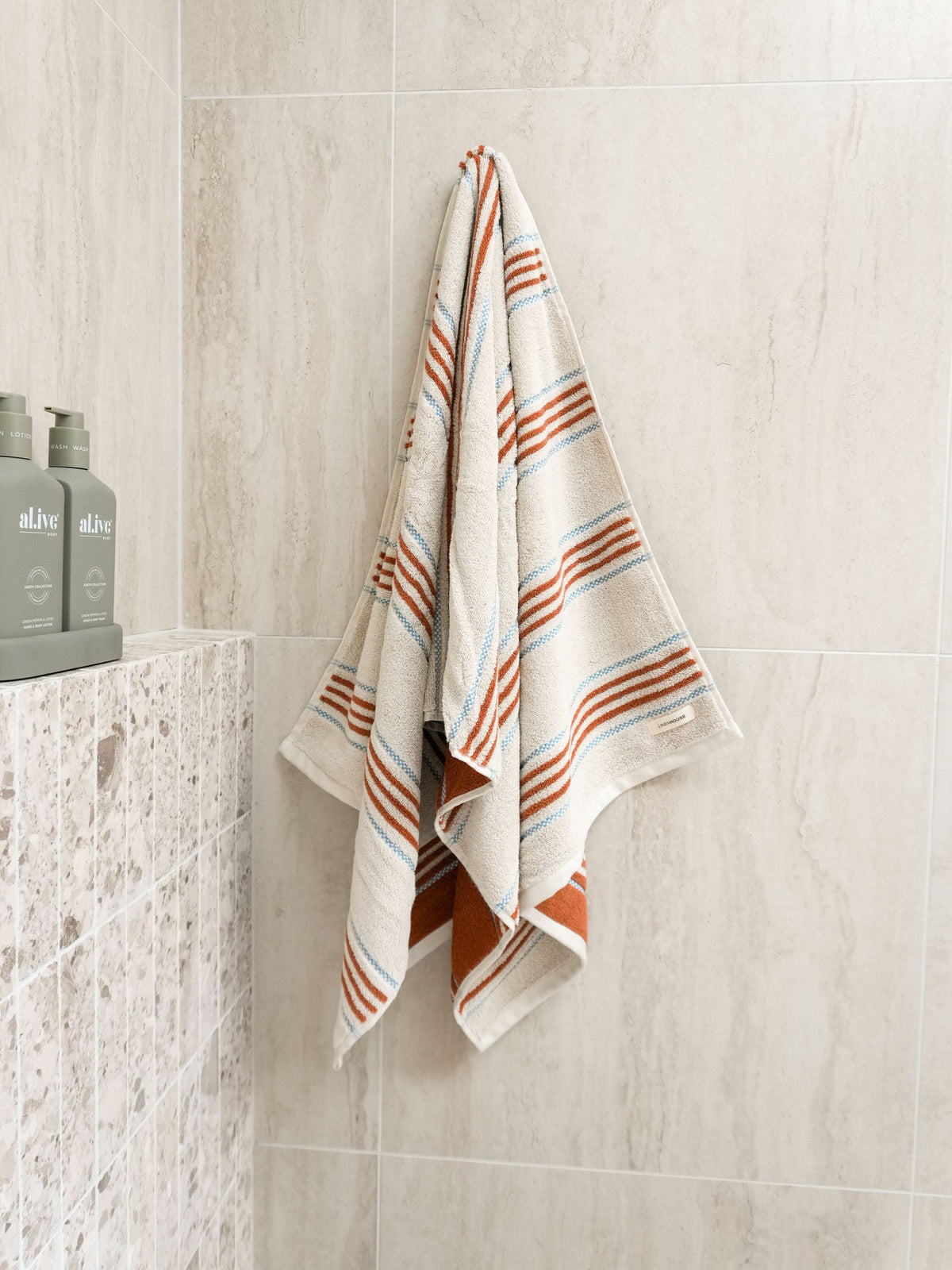 Linen House | Payton Navy 4-Piece Towel Pack