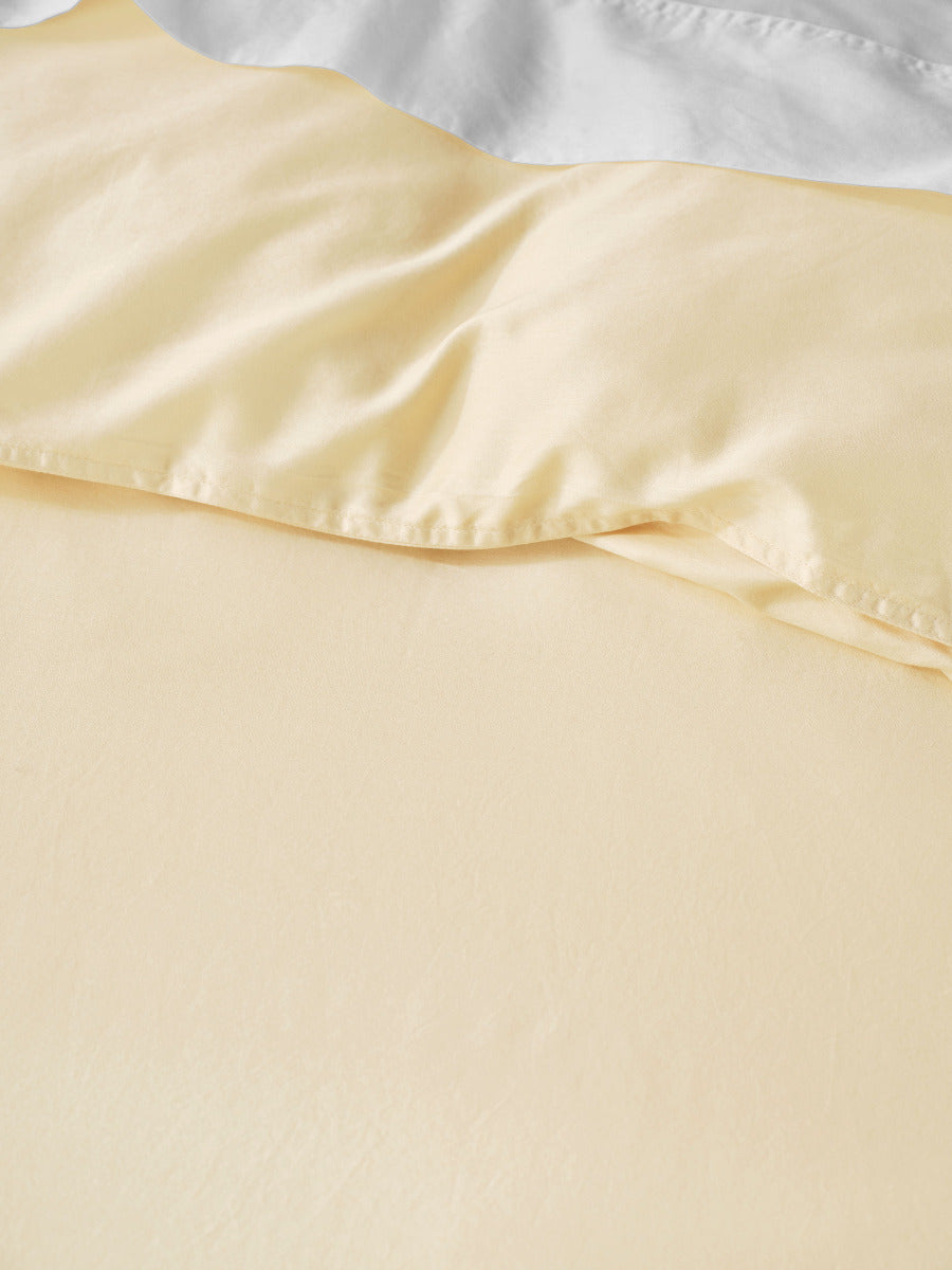 LINEN HOUSE SURF WASH | BUTTER QUILT COVER