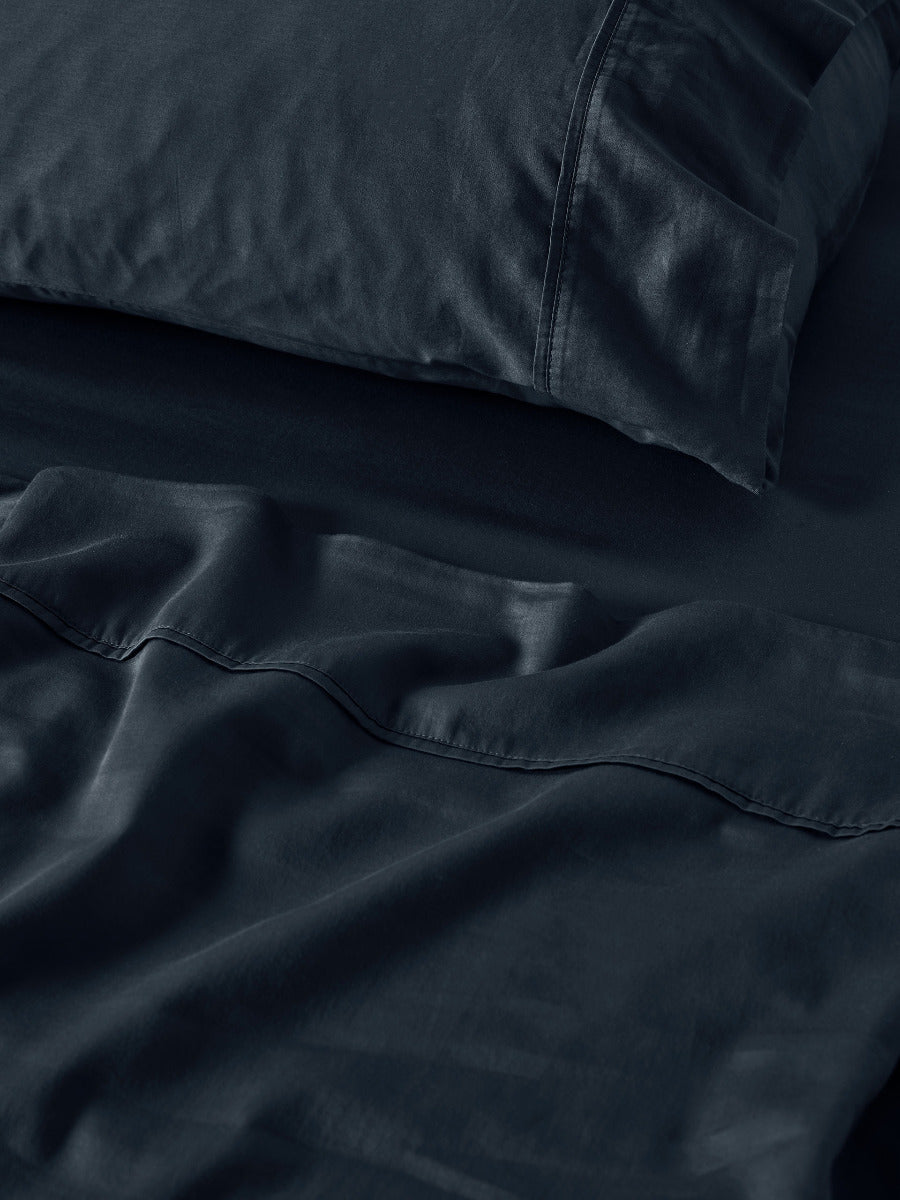 LINEN HOUSE SURF WASH | MIDNIGHT SHEET SET