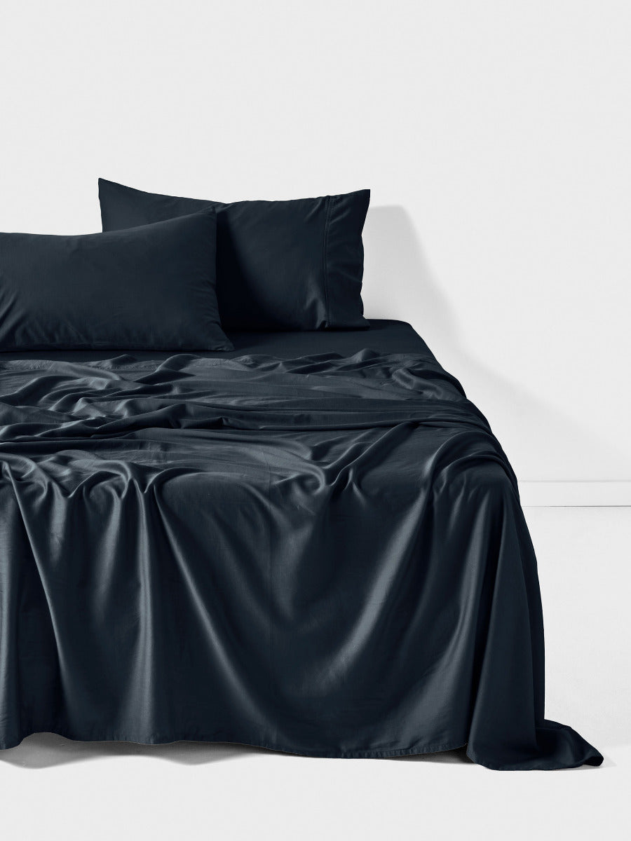 LINEN HOUSE SURF WASH | MIDNIGHT SHEET SET