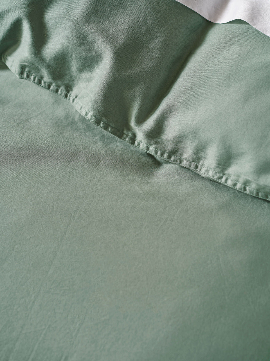 LINEN HOUSE SURF WASH | SEAFOAM QUILT COVER