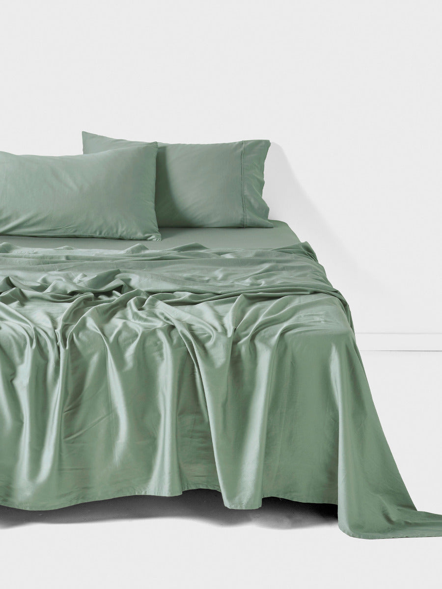 LINEN HOUSE SURF WASH | SEA FOAM SHEET SET