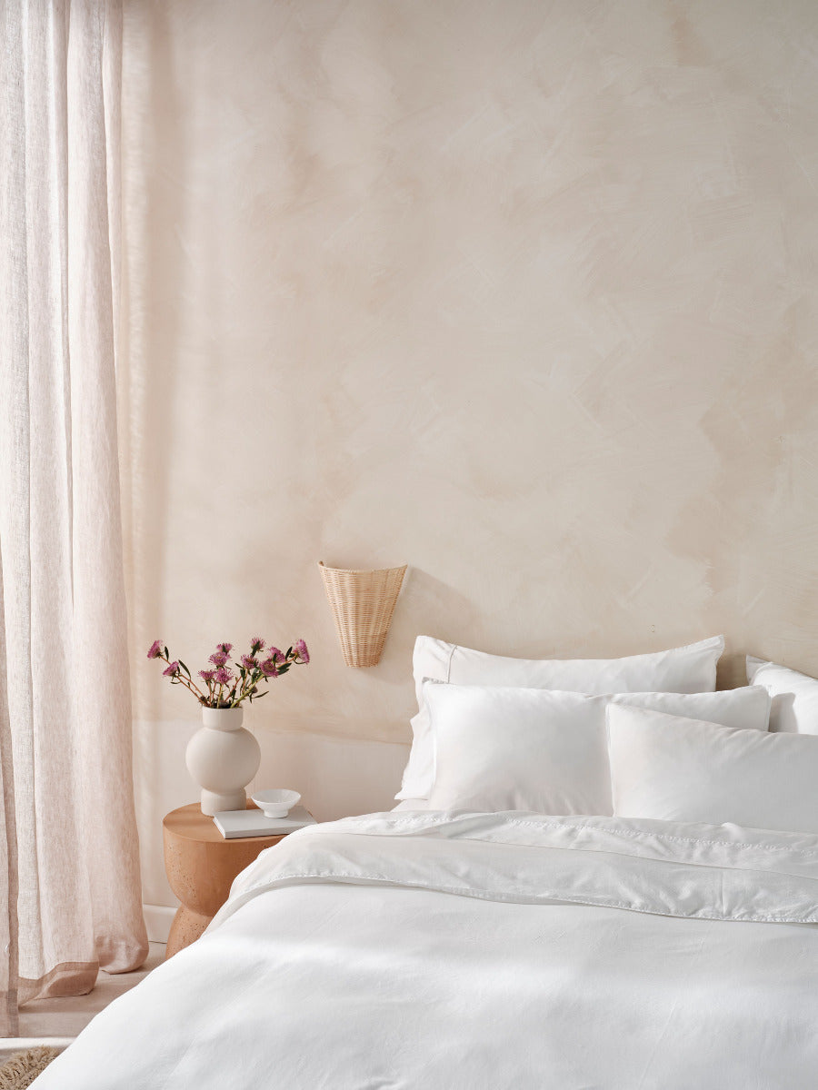 LINEN HOUSE SURF WASH | WHITE QUILT COVER