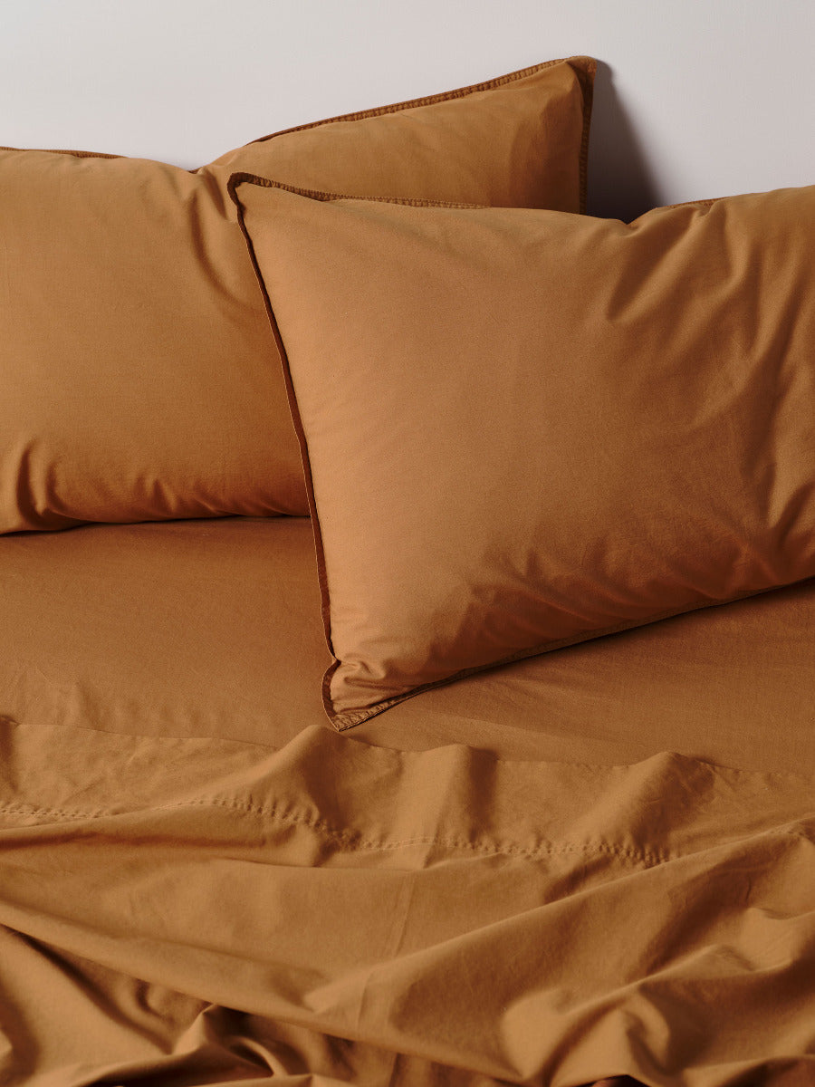 LINEN HOUSETERRA CINNAMON SHEET SET Linen House
