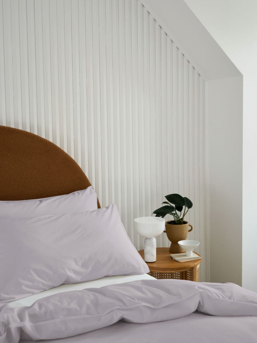 LINEN HOUSE VINTAGE TERRA | LAVENDER QUILT COVER Linen House