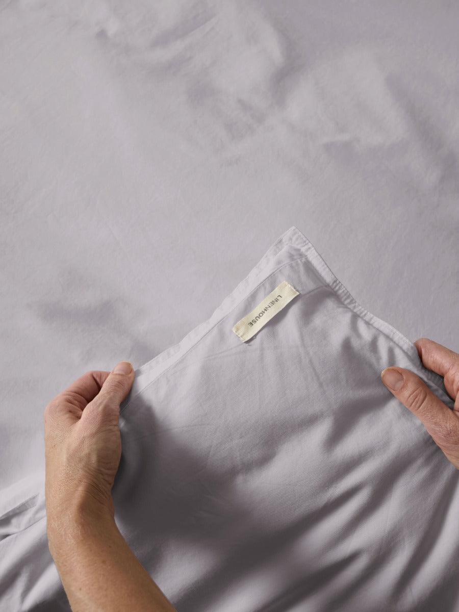 LINEN HOUSE VINTAGE TERRA | LAVENDER QUILT COVER Linen House