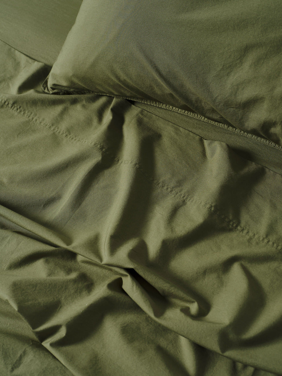LINEN HOUSE TERRA OLIVE SHEET SET Linen House