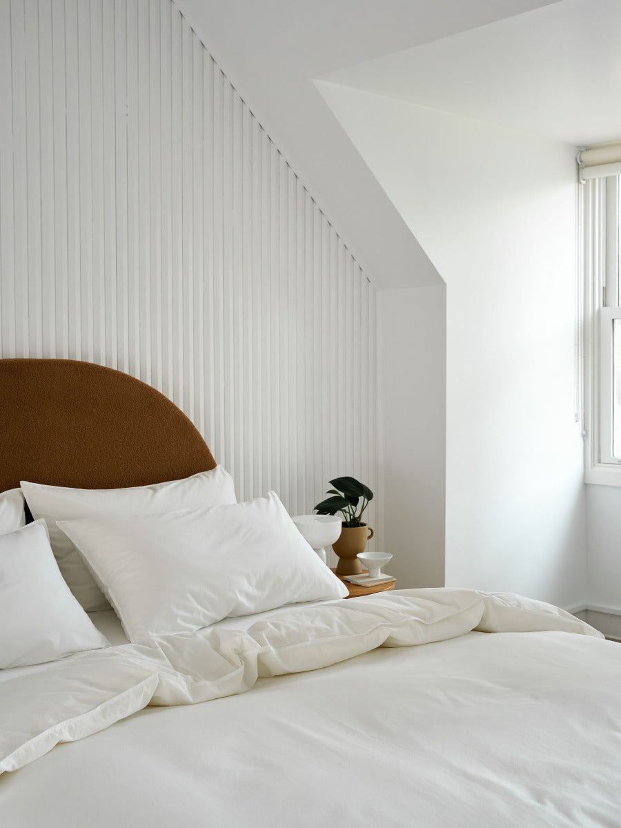 LINEN HOUSE TERRA SNOW QUILT COVER SET Linen House