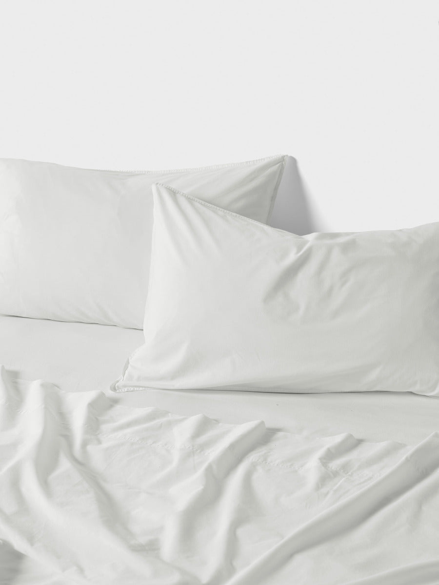 LINEN HOUSE TERRA SNOW SHEET SET Linen House