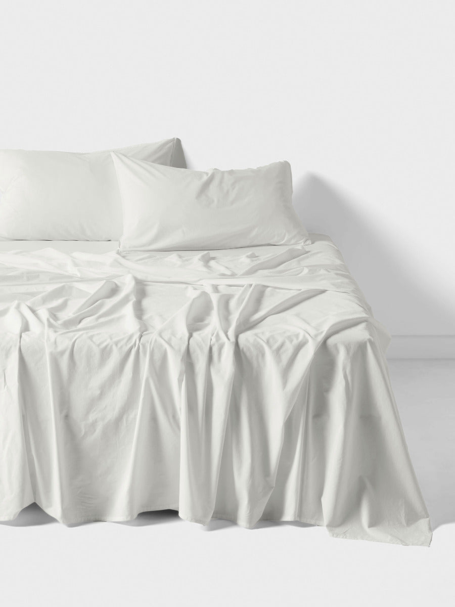 LINEN HOUSE TERRA SNOW SHEET SET Linen House