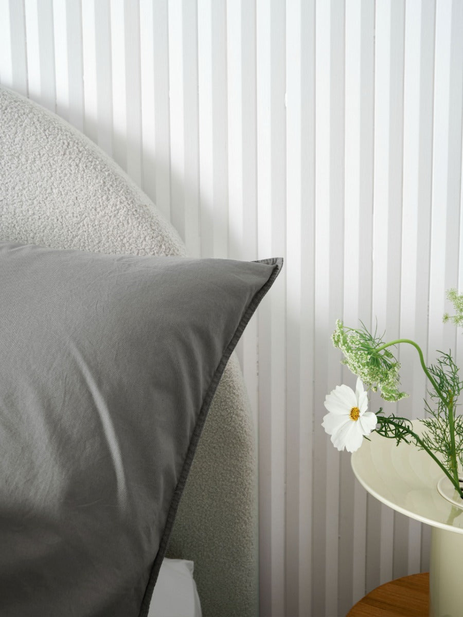 LINEN HOUSE VINTAGE STEEL | LAVENDER QUILT COVER Linen House