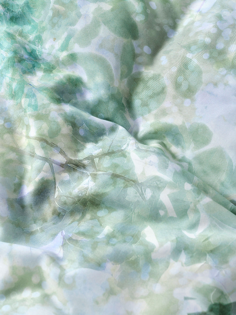 LINEN HOUSE TREETOP | EMERALD QUILT COVER Linen House