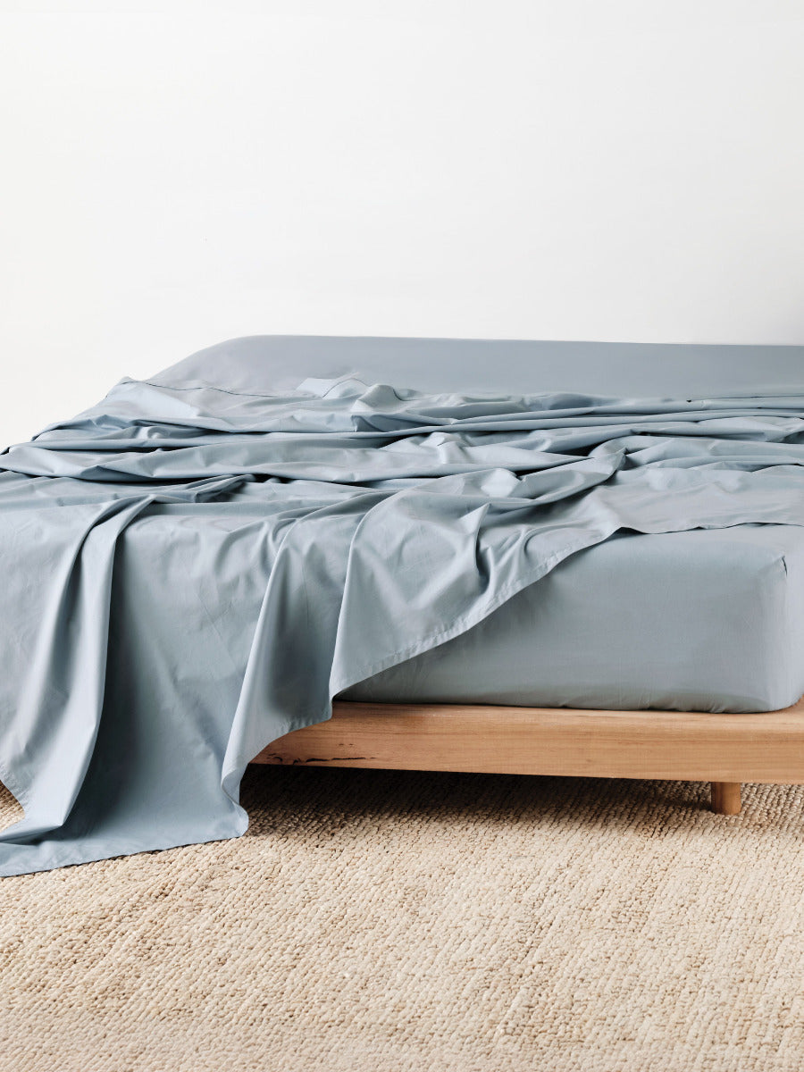 LINEN HOUSE VIENNA | BLUE FITTED SHEET Linen House