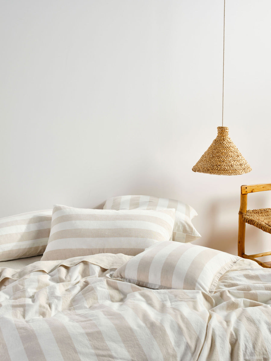 LINEN HOUSE VINTAGE STRIPE - NATURAL Linen House
