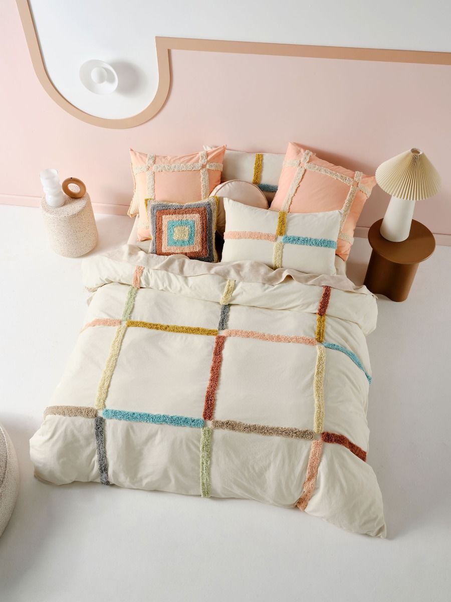 LINEN HOUSE AREZZO QUILT COVER SET Linen House