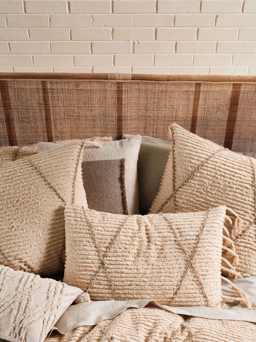 LINEN HOUSE ASHA SAND QUILT COVER SET Linen House