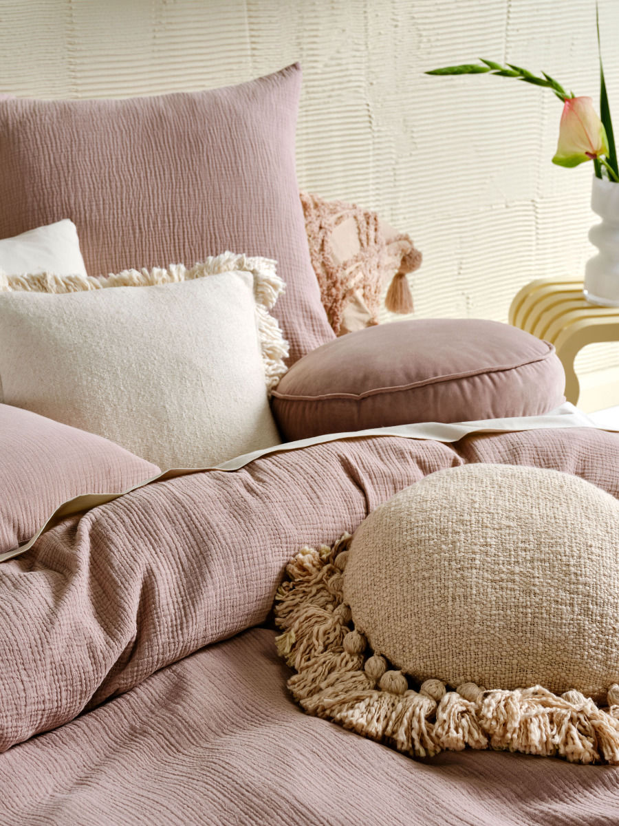 LINEN HOUSE ELYSIAN DUSK QUILT COVER SET Linen House