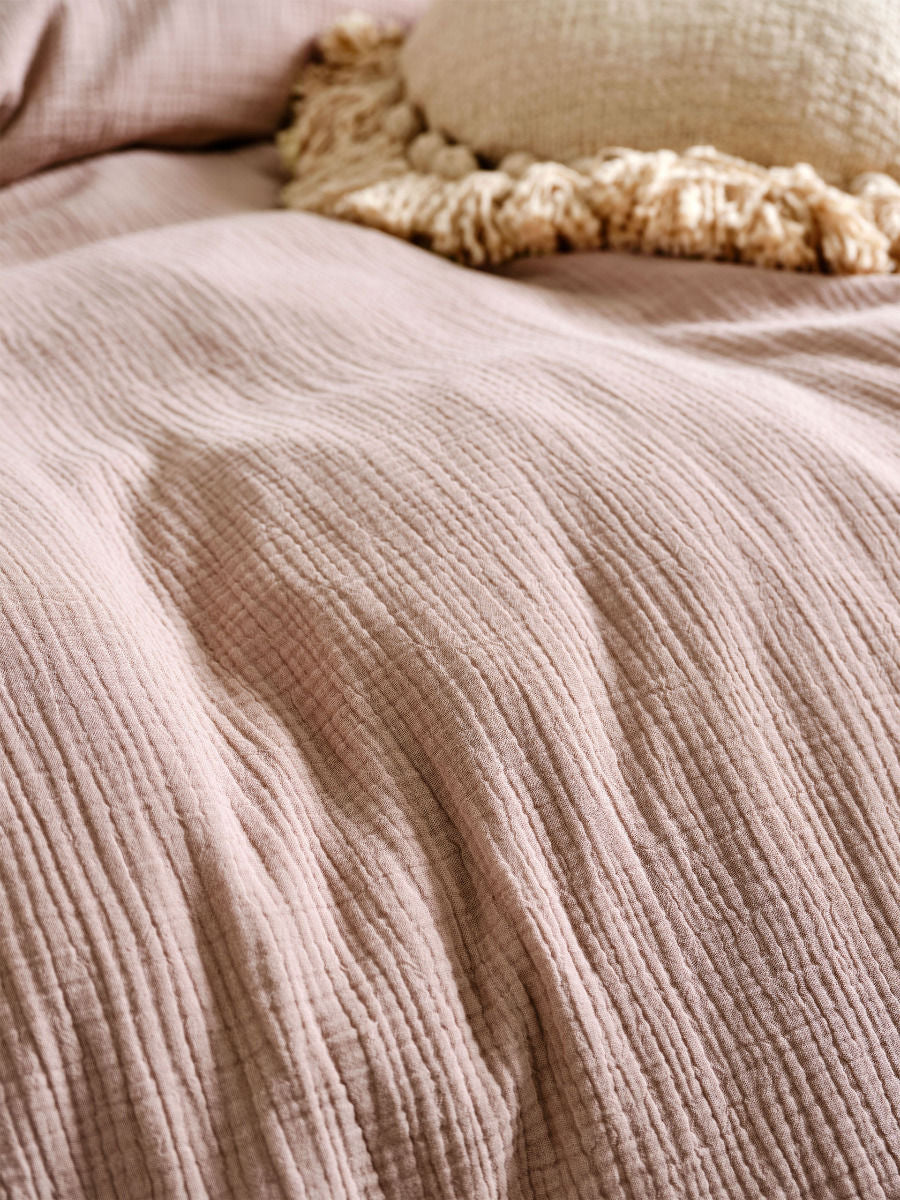 LINEN HOUSE ELYSIAN DUSK QUILT COVER SET Linen House