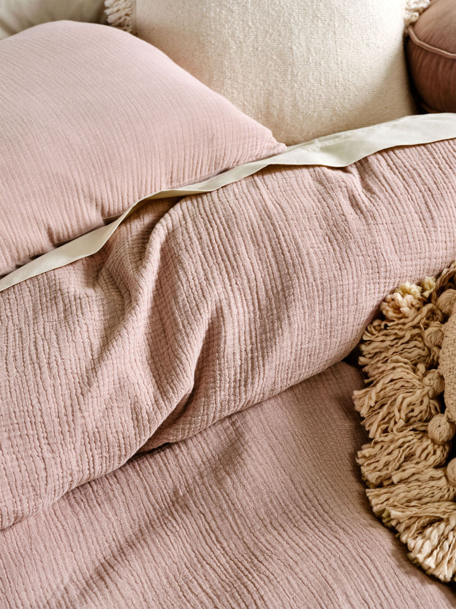 LINEN HOUSE ELYSIAN DUSK QUILT COVER SET Linen House