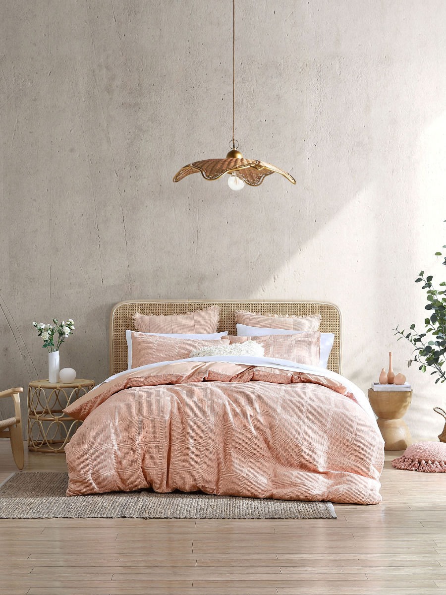LINEN HOUSE GALICIA PEONY QUILT COVER SET Linen House