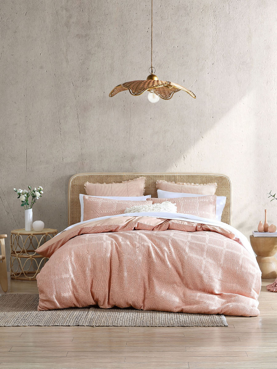 LINEN HOUSE GALICIA PEONY QUILT COVER SET Linen House