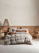 LINEN HOUSE OCEANIA STORM QUILT COVER SET Linen House