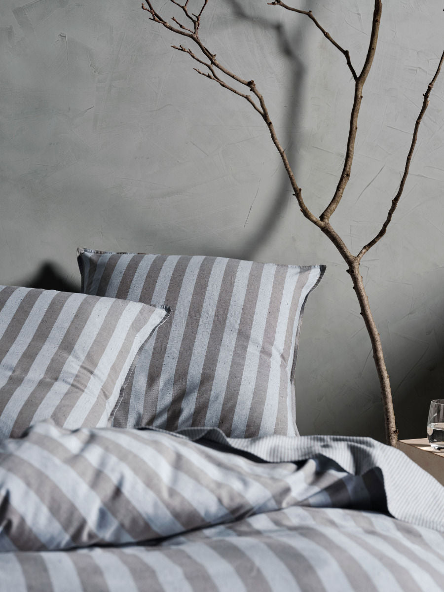 LINEN WINSTON REJEANERATION ADRIE OLIVE QUILT COVER SET Linen House